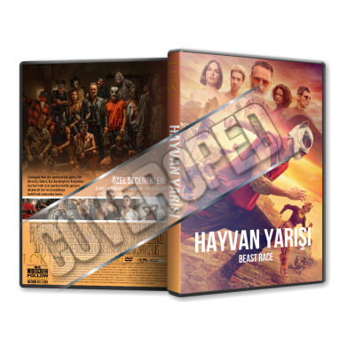 Hayvan Yarışı - Beast Race - 2026 Türkçe Dvd Cover Tasarımı Hayvan Yarışı - Beast Race - 2026 Türkçe Dvd Cover Tasarımı